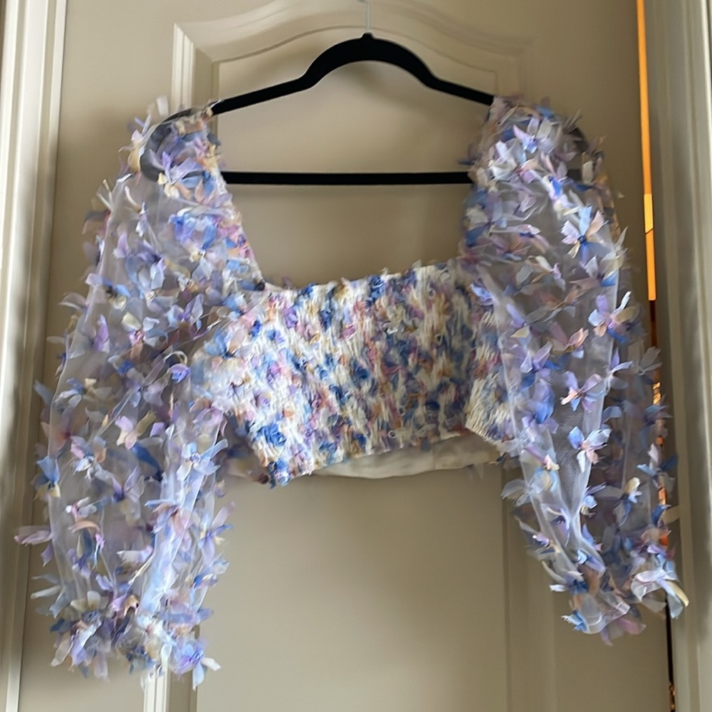 Cropped Multicolor Top - Picture 6 of 6